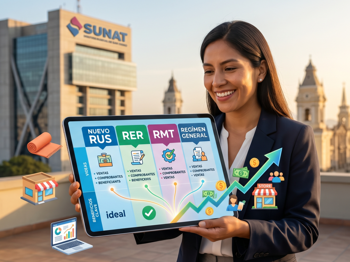 Los regímenes tributarios en el Perú: El paso a paso para elegir el ideal para tu&nbsp;MYPE.
